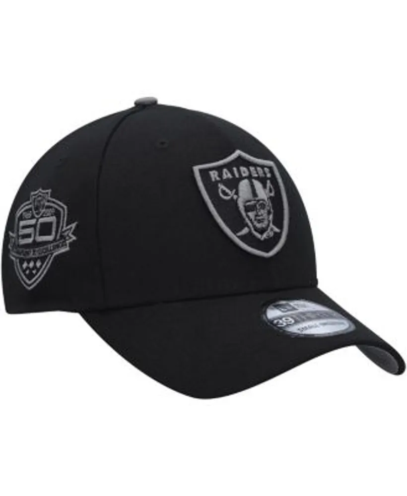 New Era Men's Black Las Vegas Raiders Citrus Pop 59FIFTY Fitted