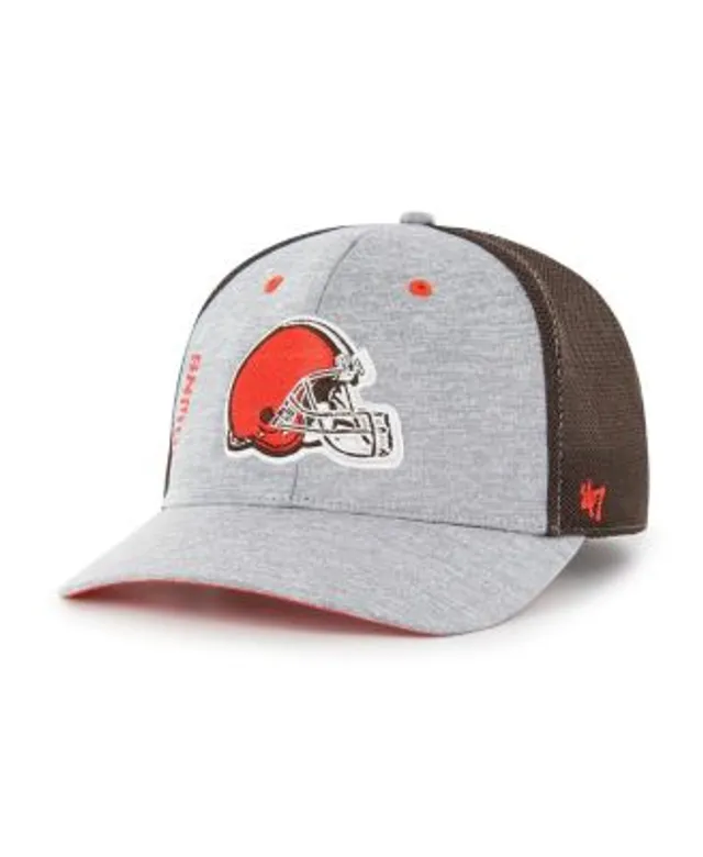 Men's Pro Standard Brown Cleveland Browns Stacked Snapback Hat