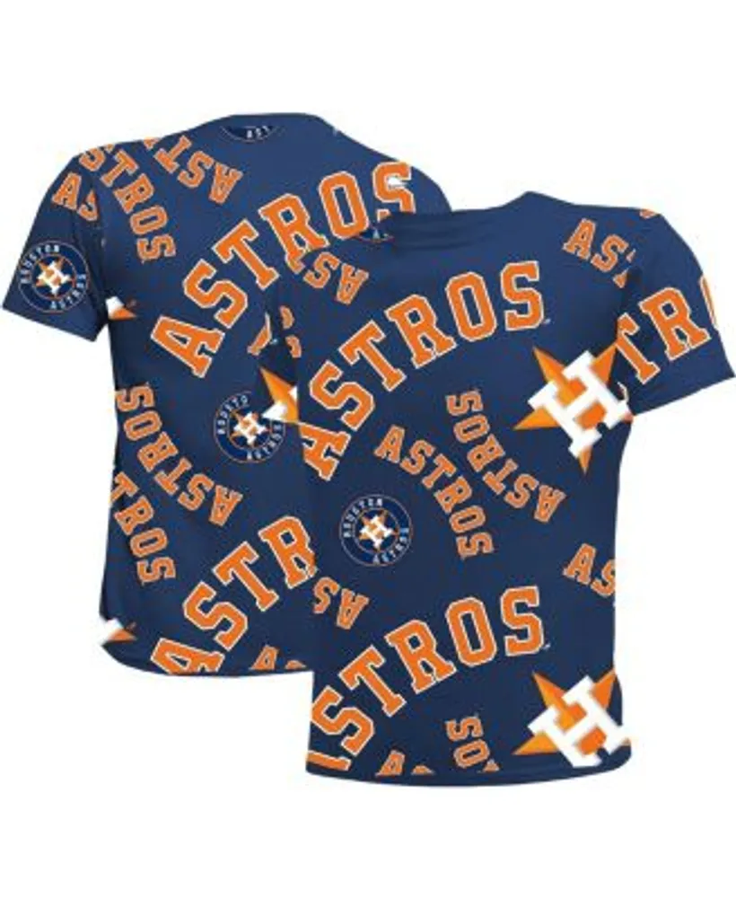 Soft As A Grape Big Boys and Girls Navy Houston Astros Cooperstown  Collection T-shirt - Macy's