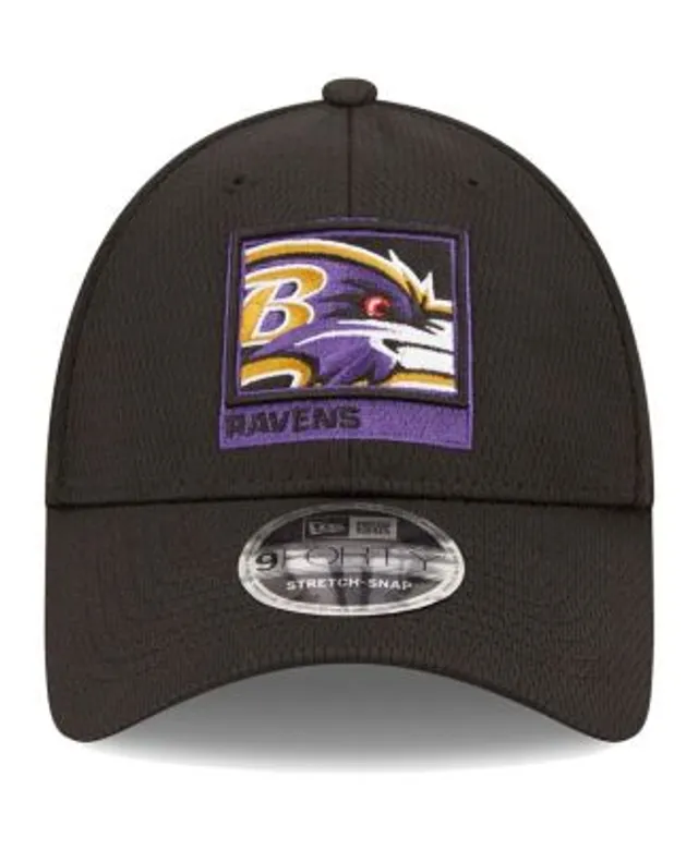 New Era Men's Black Baltimore Ravens Framed AF 9FORTY Snapback Hat