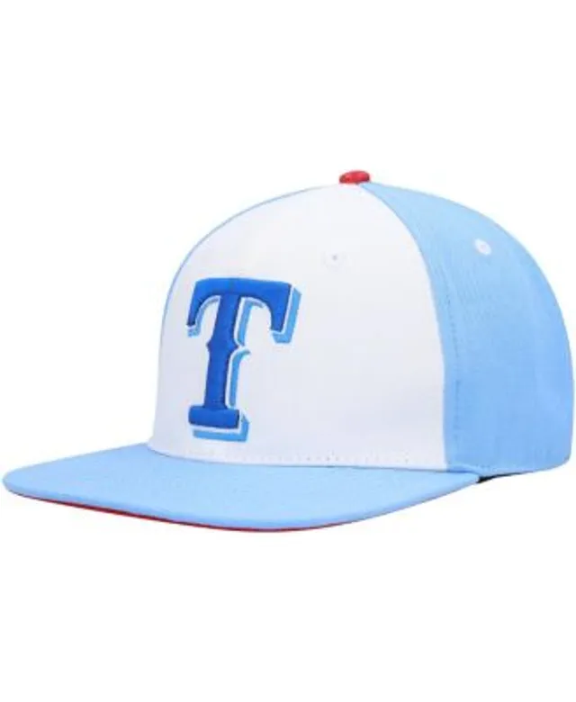 Pro Standard Men's White, Light Blue Texas Rangers Blue Raspberry