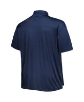 Men's Navy Chicago Bears Big & Tall Birdseye Polo