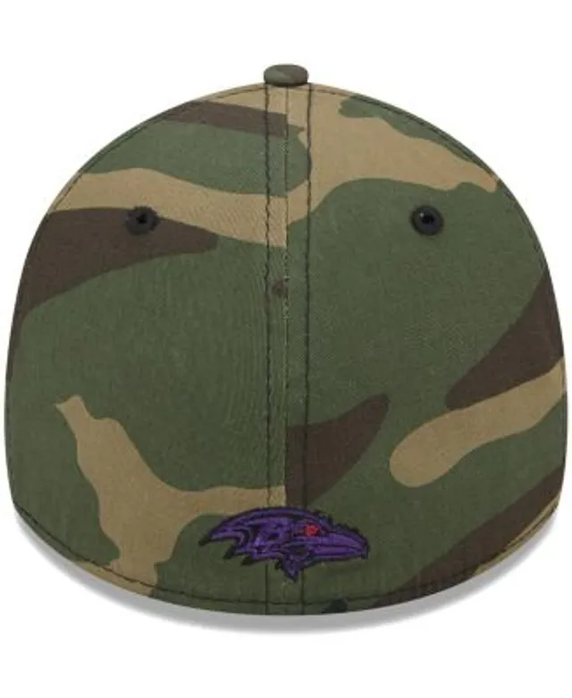 New Era Men's Camo Atlanta Falcons Punched Out 39THIRTY Flex Hat