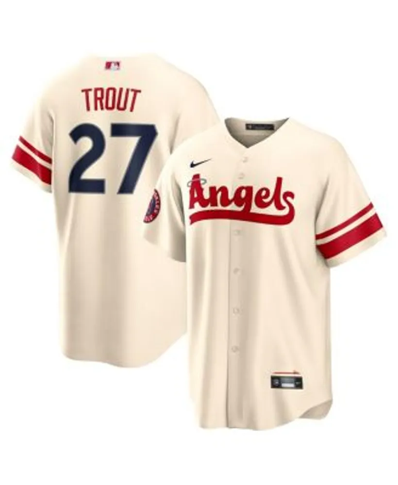 Youth Nike Mike Trout White Los Angeles Angels Home Replica Player