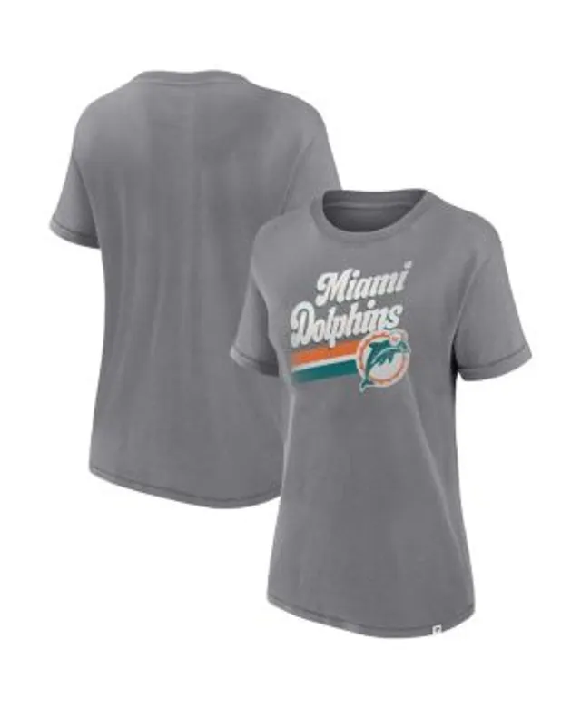 Lids Miami Dolphins Pro Standard Women's Cropped Boxy T-Shirt - Pink