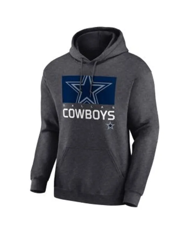 Men's Fanatics Branded Navy Dallas Cowboys Hustle Fleece Pullover Hoodie