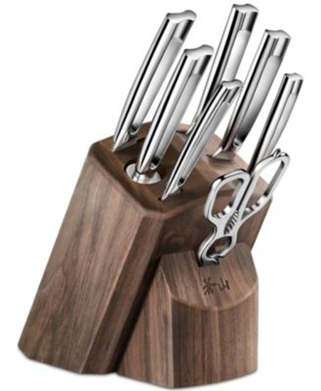 Saveur Selects 7-Piece Knife Block Set, Forged German Steel