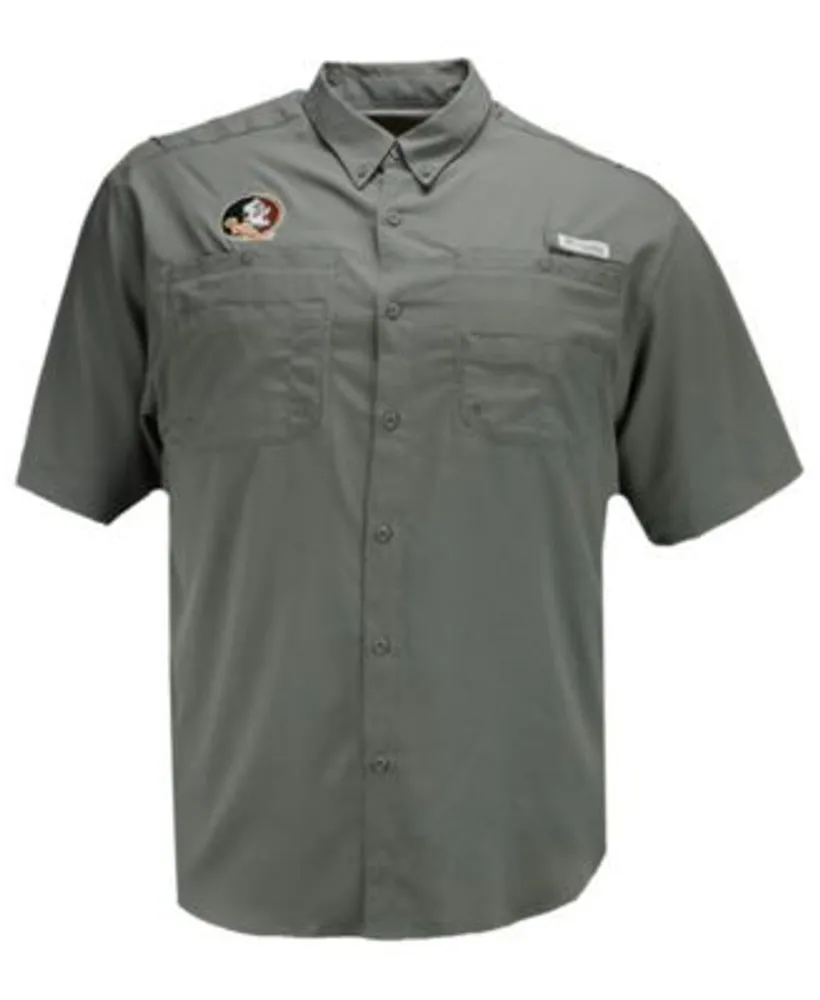 Houston Astros Columbia Omni-Shade Tamiami Button-Down Shirt - Orange