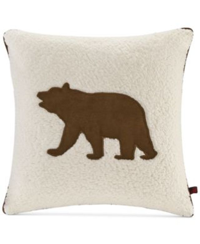 Donna Sharp Bear Walk Plaid Throw Pillow