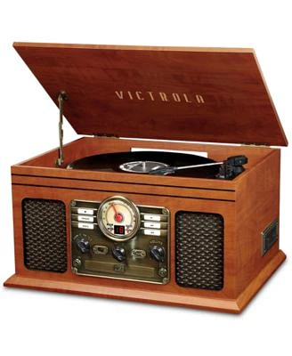 Victrola 6-In-1 Nostalgic Bluetooth Record Player With 3-Speed Turntable