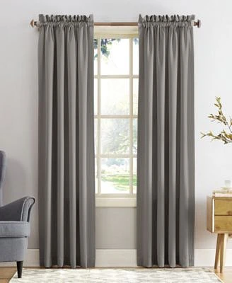 Sun Zero Gramercy Room Darkening Rod Pocket Curtain Panel