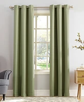 Collections Etc Greenwich Woven Energy-Saving Blackout Panels