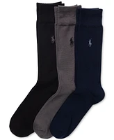 Polo Ralph Lauren Men's 3-Pk. Supersoft Dress Socks