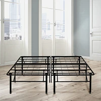 Boyd Sleep 18" Platform Metal Bed Frame with Under Bed Storage King