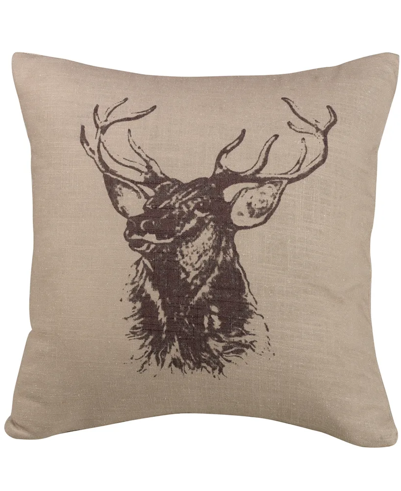 HiEnd Accents Printed Branches Pillow