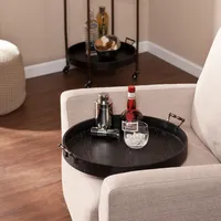Alfred Two-Tier Round Butler Table