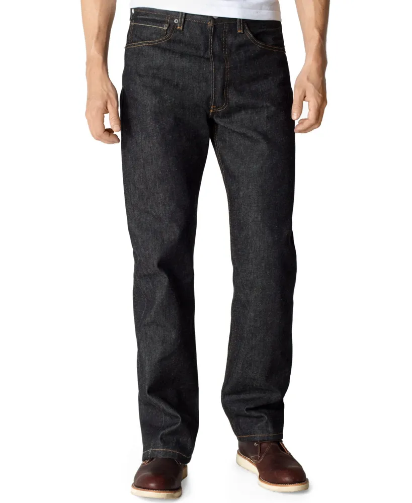 Levi's Men's 501 Original Shrink-to-Fit Non-Stretch Jeans - Rigid