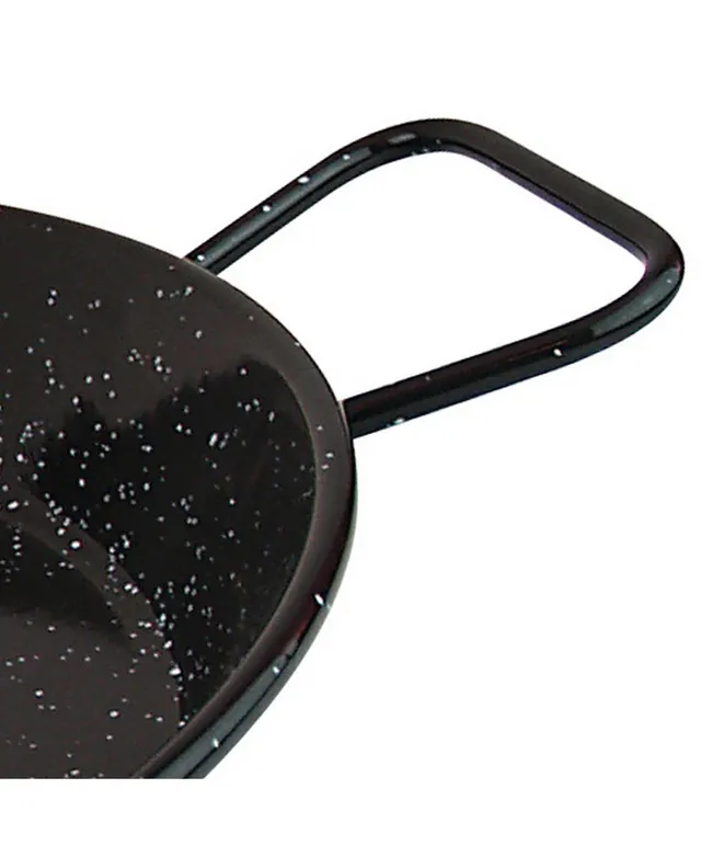 Mesa Mia Carbon Steel 13 Comal Pan with Handles, Color: Black