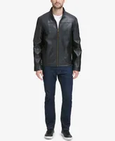 Cole Haan Men's Smooth Leather Jacket, Created for Macy's