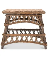 Sora Wicker Accent Table