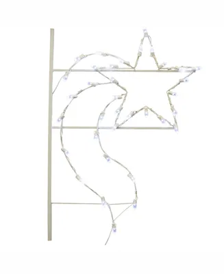 Vickerman 4' Designer Star Commercial Pole Decoration With 35 Led Lights.