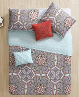 Vcny Home Yara Reversible 3-Pc. Full/Queen Quilt Set