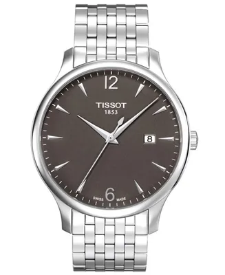 Tissot Men's Swiss Tradition Stainless Steel Bracelet Watch 42mm