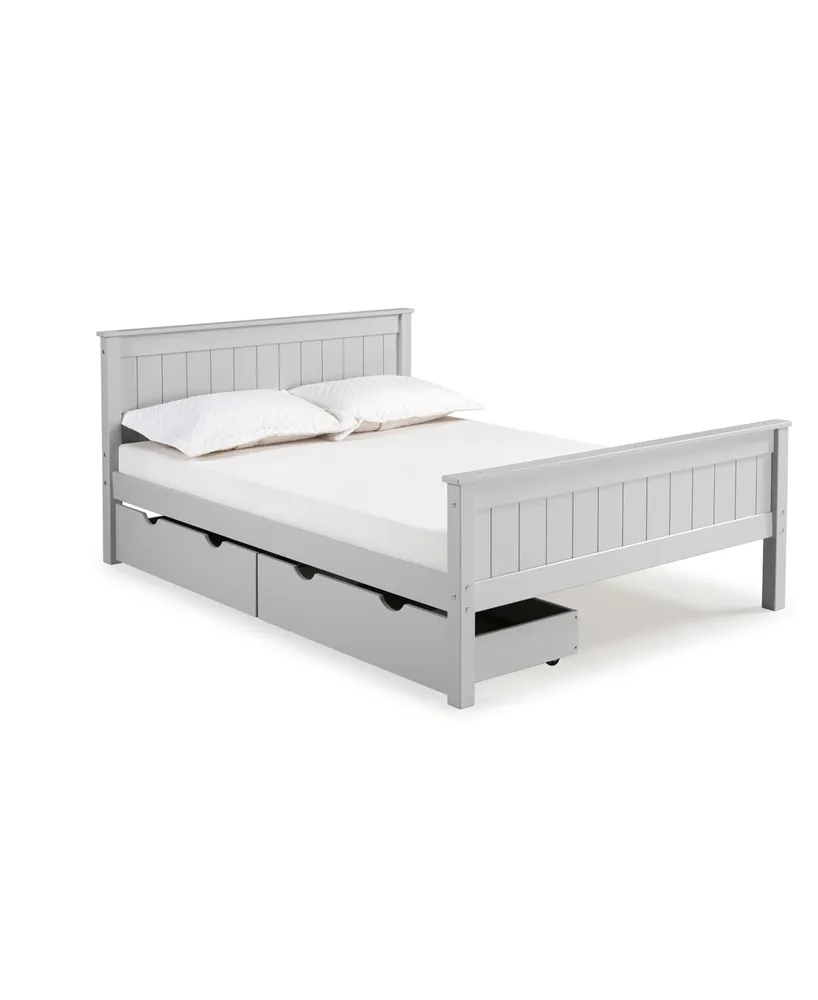 Alaterre Furniture Harmony Full Bed with Storage Drawers