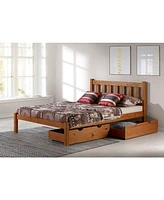 Alaterre Furniture Poppy Full Bed with Storage Drawers