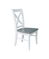 Vineyard Curved X Back Chair, Set of 2