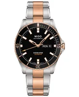 Mido Men's Swiss Automatic Ocean Star Captain V Two-Tone Stainless Steel Bracelet Watch 42.5mm