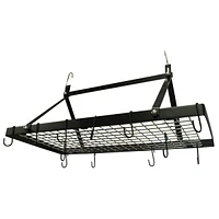 Range Kleen Stainless Steel Rectangular Ceiling Pot Rack