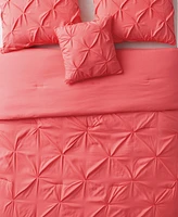 Vcny Home Carmen Pintuck 4 Piece Comforter Set