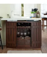 Layfield Transitional Wine Rack Buffet