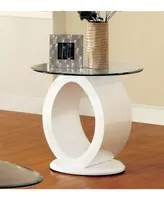 Mason White End Table