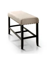 Langly Upholstered Pub Bench