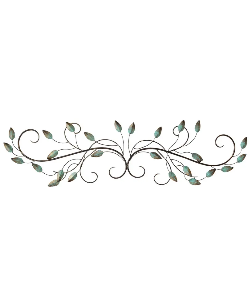 Stratton Home Decor Patina Scroll Leaf