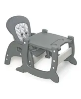 Badger Basket Envee Ii Baby High Chair with Playtable Conversion