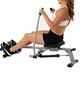 Sf-RW5639 Full Motion Rowing Machine Rower w/ 400 Lb Weight Capacity and Lcd Monitor