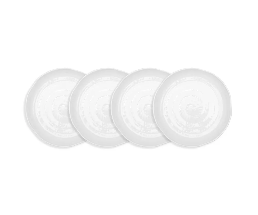 Q Squared Pearl Melamine 4-Pc. Salad Plate Set