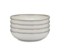 Q Squared Potter Stone Melaboo 4-Pc. Cereal Bowl Set