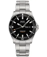 Mido Men's Swiss Automatic Ocean Star Captain V Stainless Steel Bracelet Watch 42.5mm