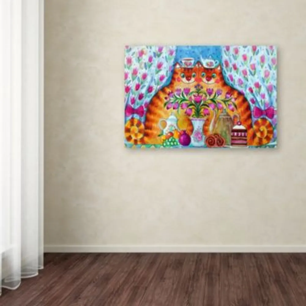 Oxana Ziaka Tea Cats Canvas Art Collection