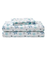 Eddie Bauer Printed Cotton Flannel -Pc. Sheet Set