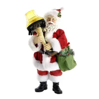 Kurt Adler 10 Inch Leg Lamp Fabriche Santa with Light