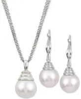 Windsor Cultured Freshwater Pearl Jewelry Collection In Sterling Silver