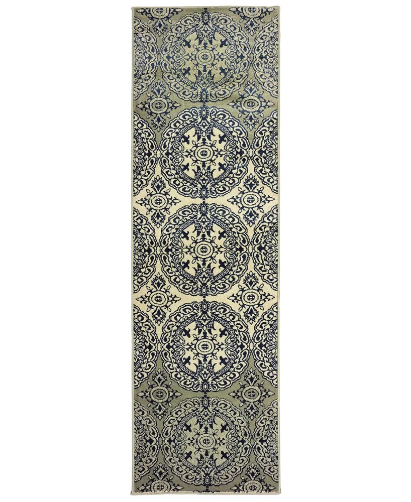 Closeout! Oriental Weavers Linden 7818A 2'3" x 7'6" Runner Area Rug