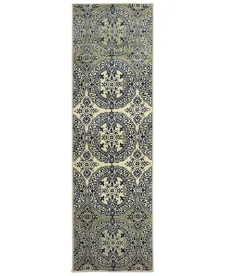 Closeout! Oriental Weavers Linden 7818A 2'3" x 7'6" Runner Area Rug