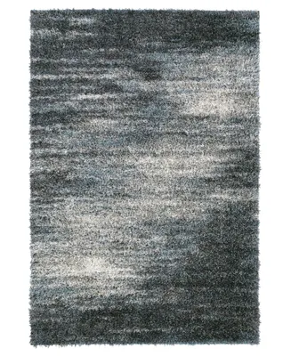 D Style Jackson Shag Reflection Charcoal 7'10" x 10'7" Area Rug