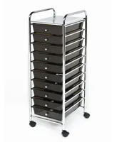 Seville Classics 10 Drawer Organizer Cart